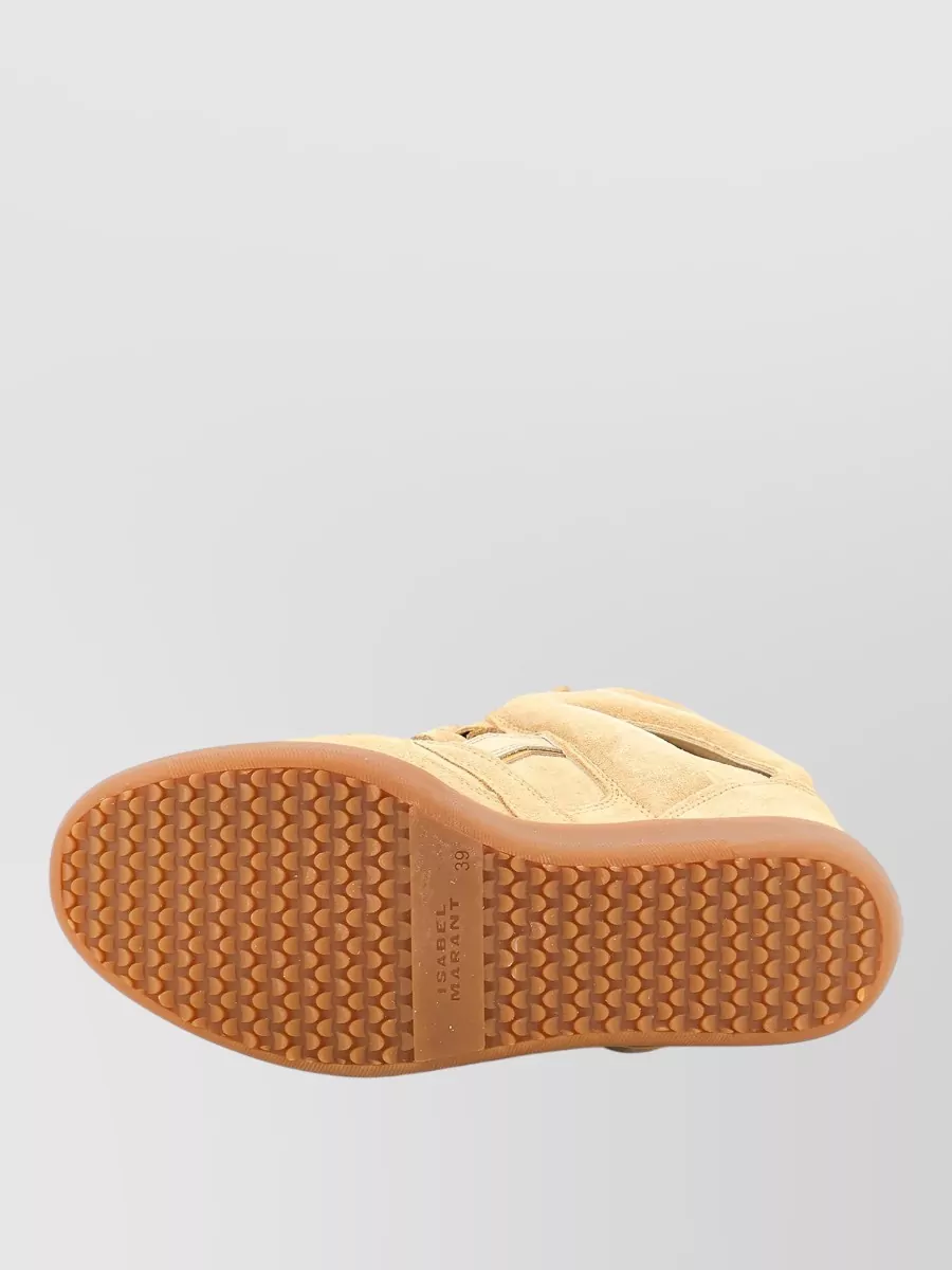Isabel Marant Leather Wedge Sneakers
