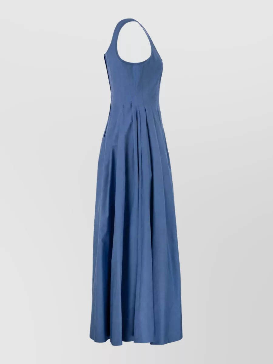 Sportmax Cotton Structured Maxi Dress