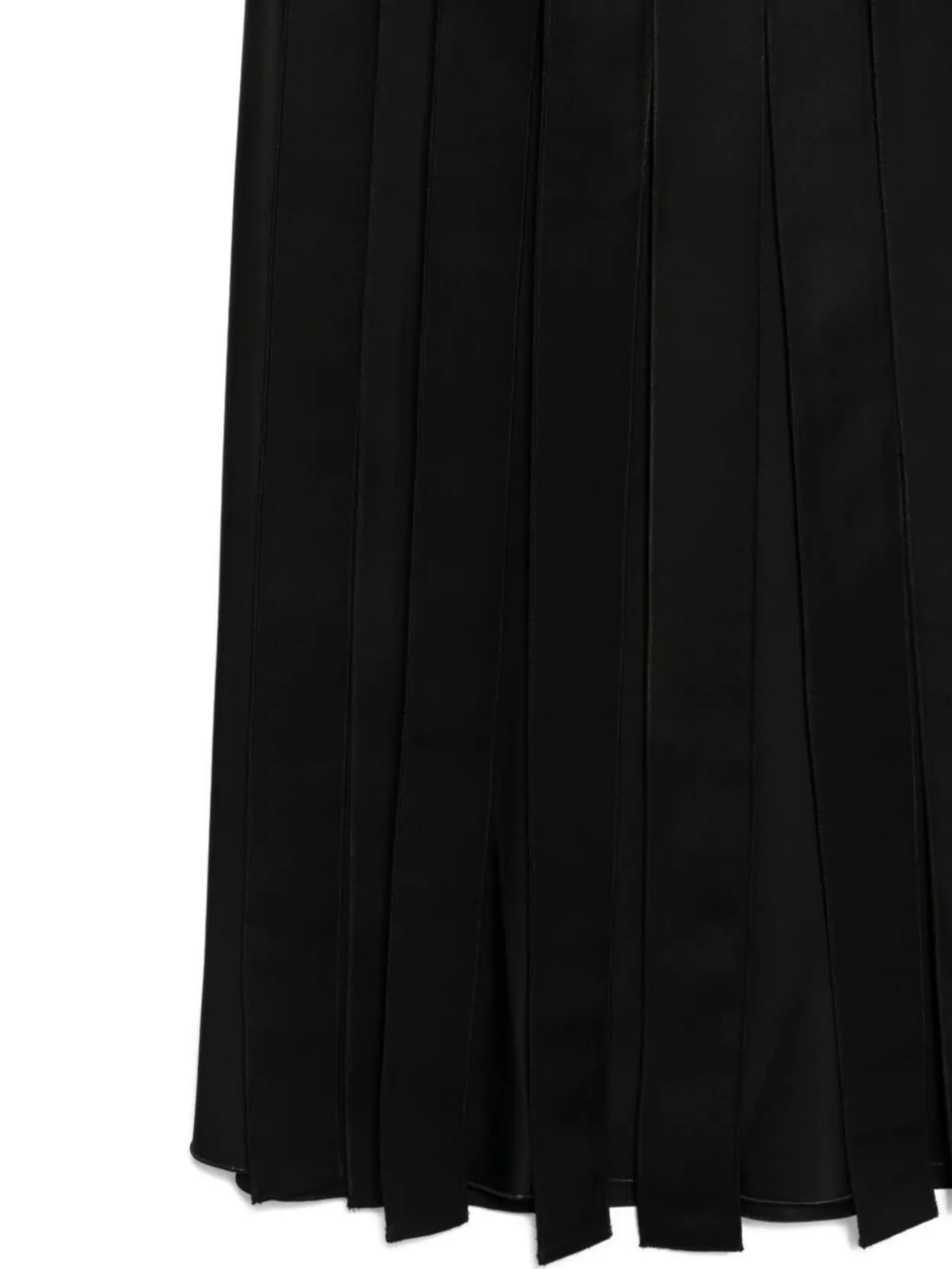 Emporio Armani High Waist Midi Pleated Skirt