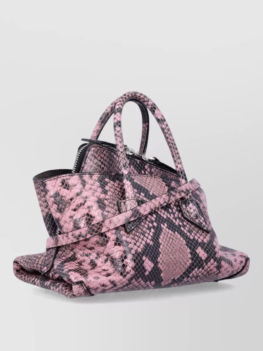 The Attico Mini Calf Leather Tote Bag