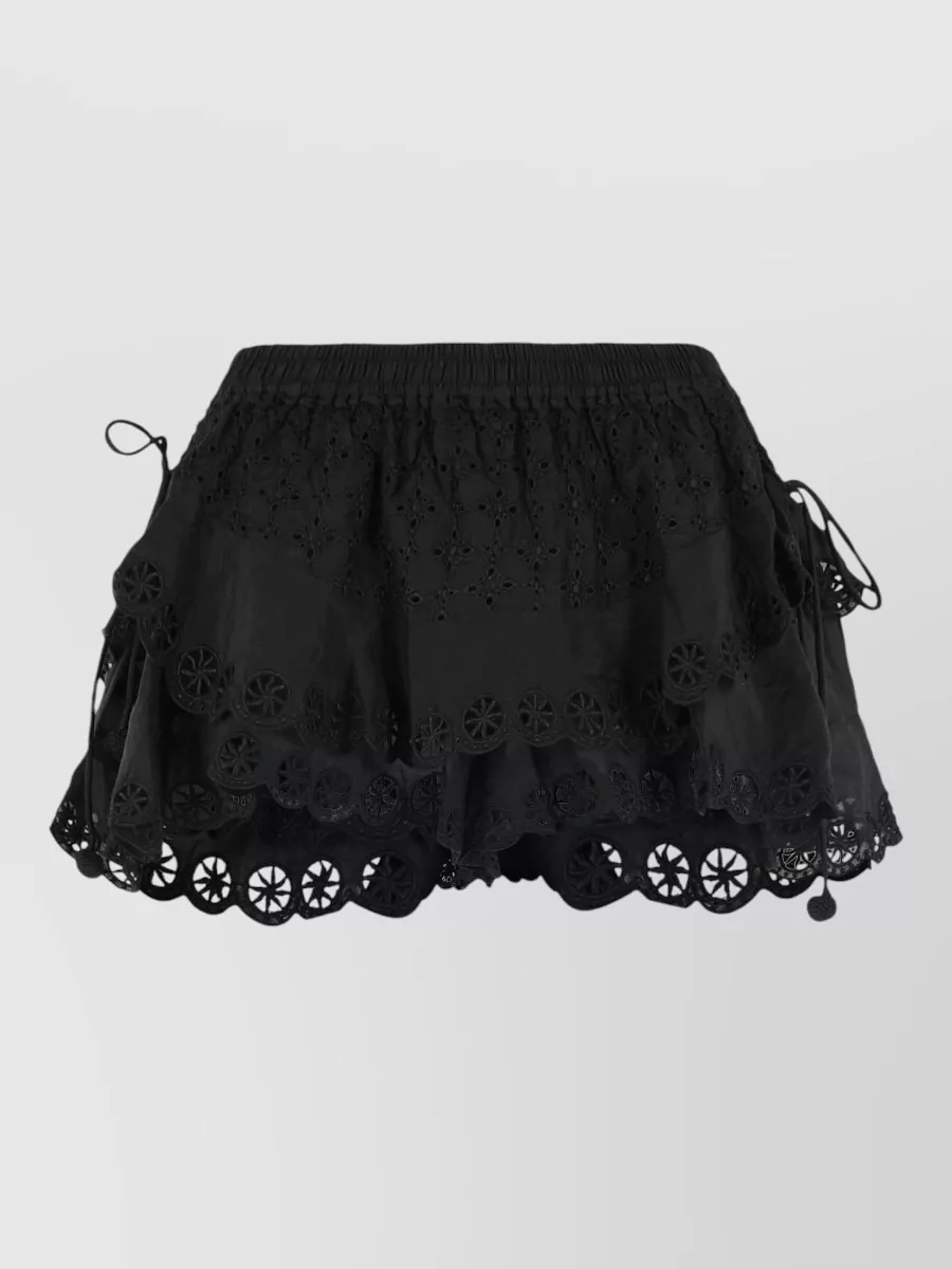 Isabel Marant Broderie Anglaise Mini Shorts