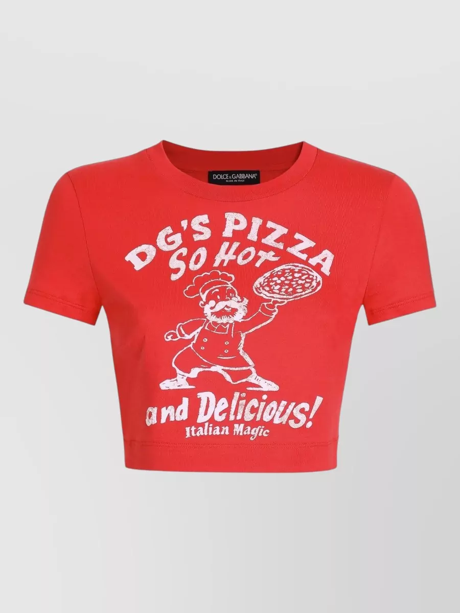 Dolce&Gabbana Printed cotton jersey t-shirt
