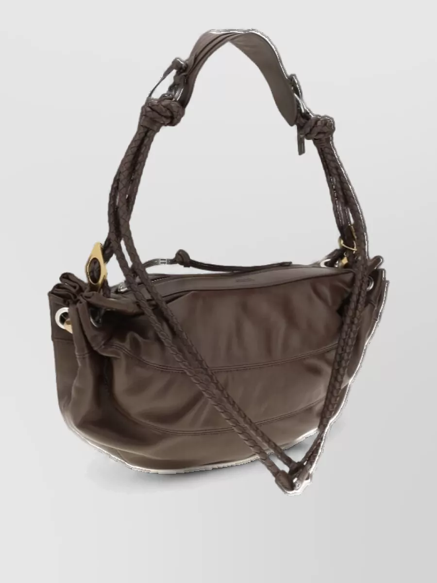 Isabel Marant Maia Lamb Leather Clutch Bag