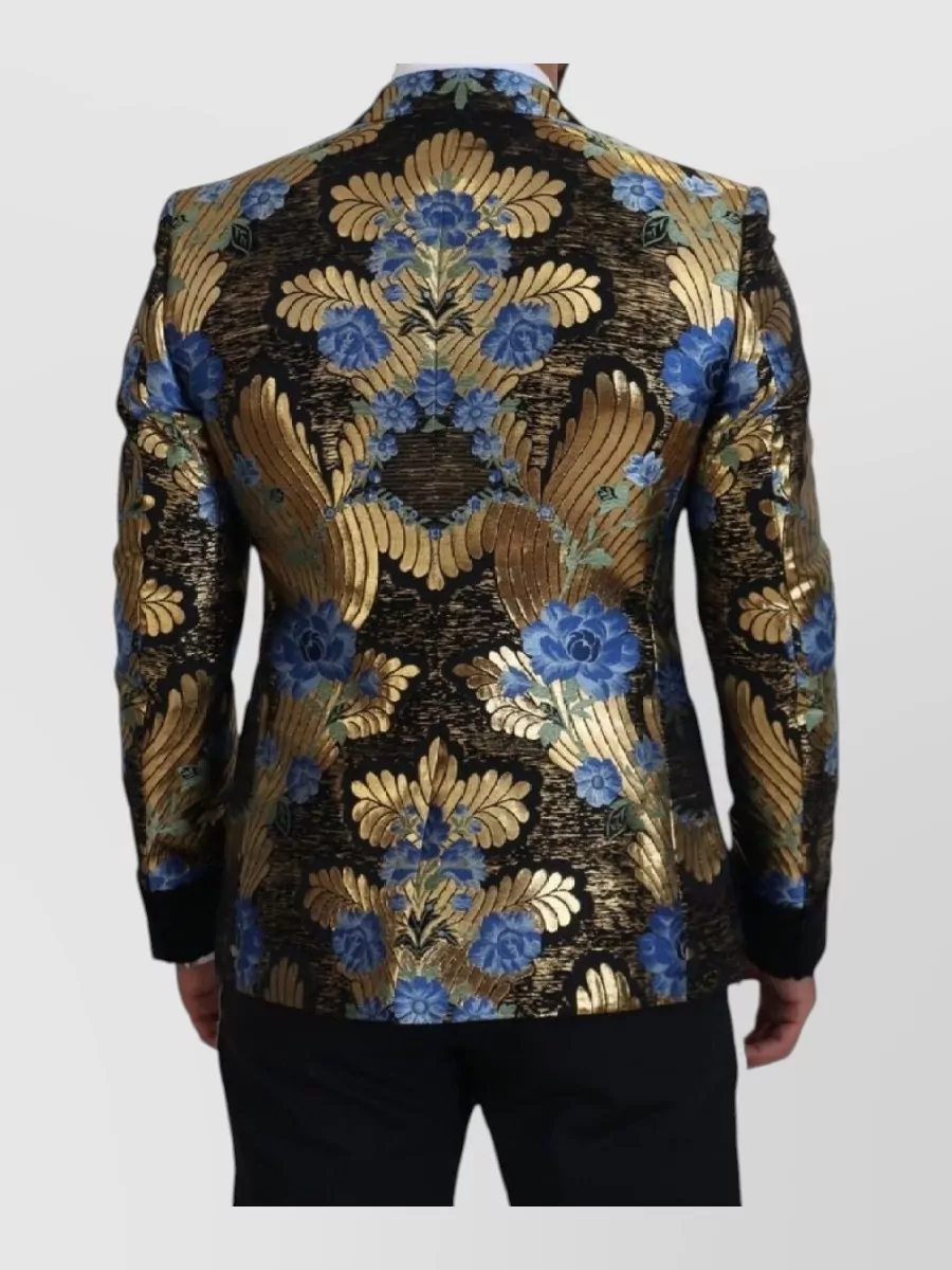 Dolce&Gabbana Single Breasted Wool Blend Blazer
