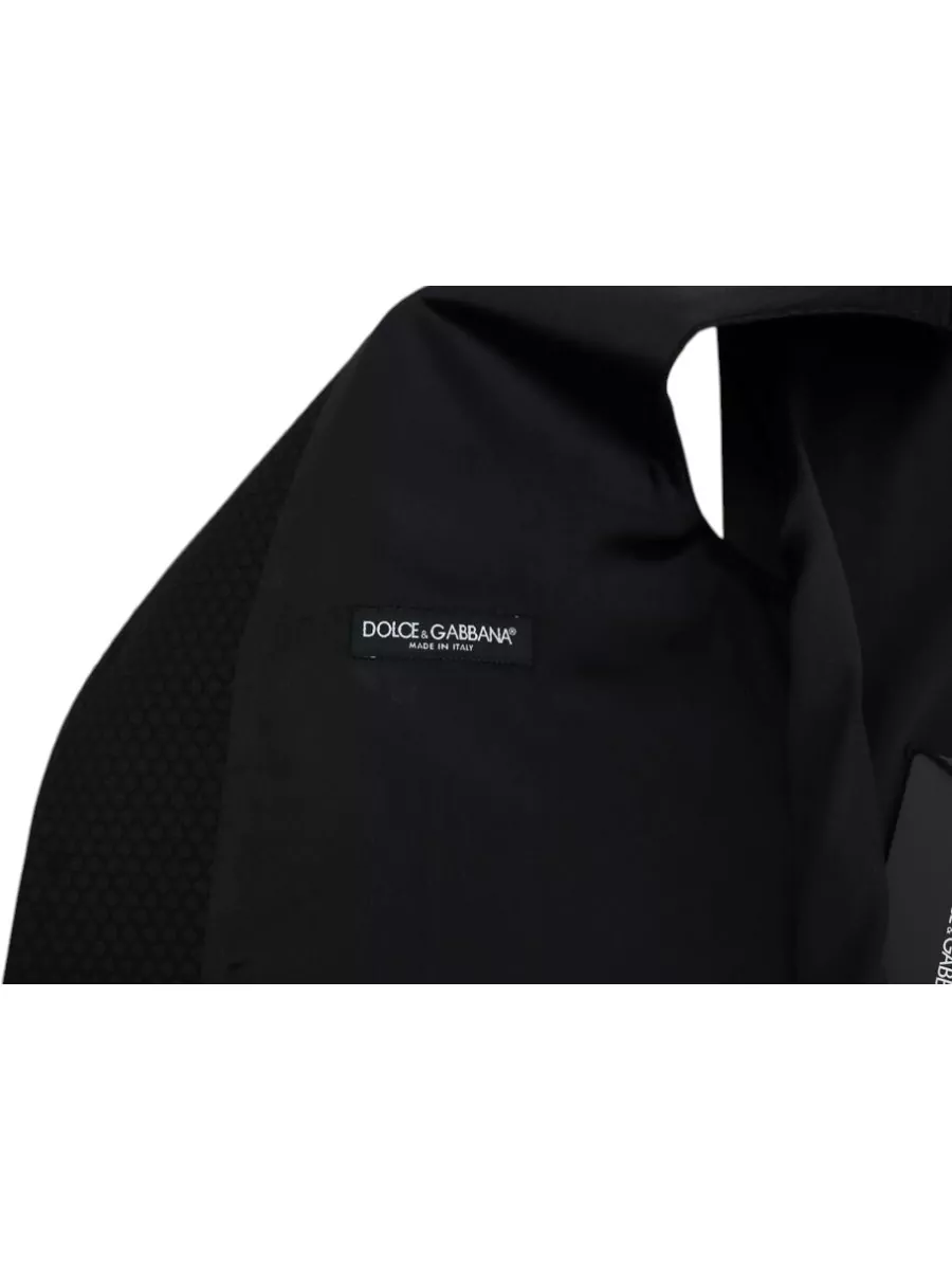 Dolce&Gabbana Silk Blend Polka Dot V-Neck Vest