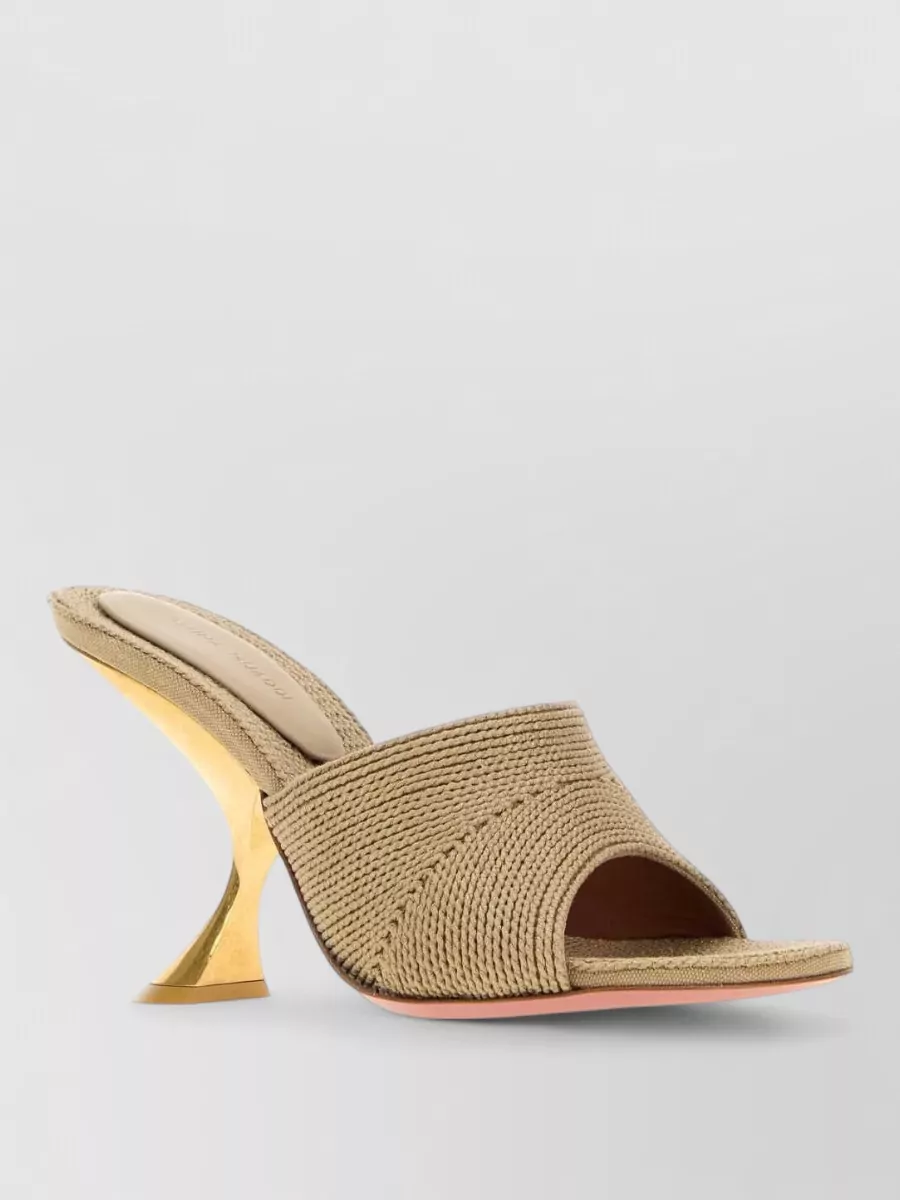 Amina Muaddi woven mules