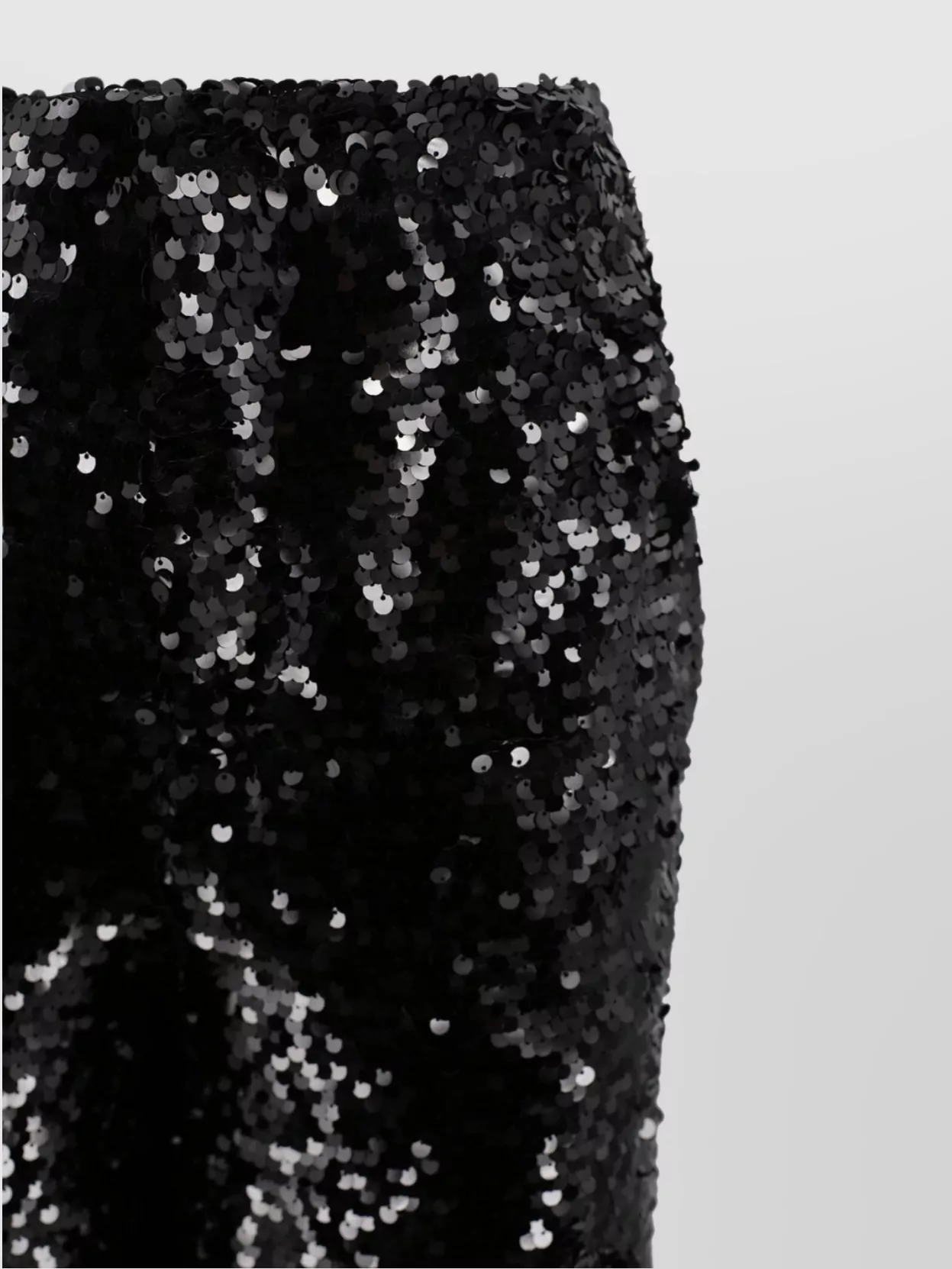 Philosophy High Waist Sequin Embellished Wide Leg Trousers