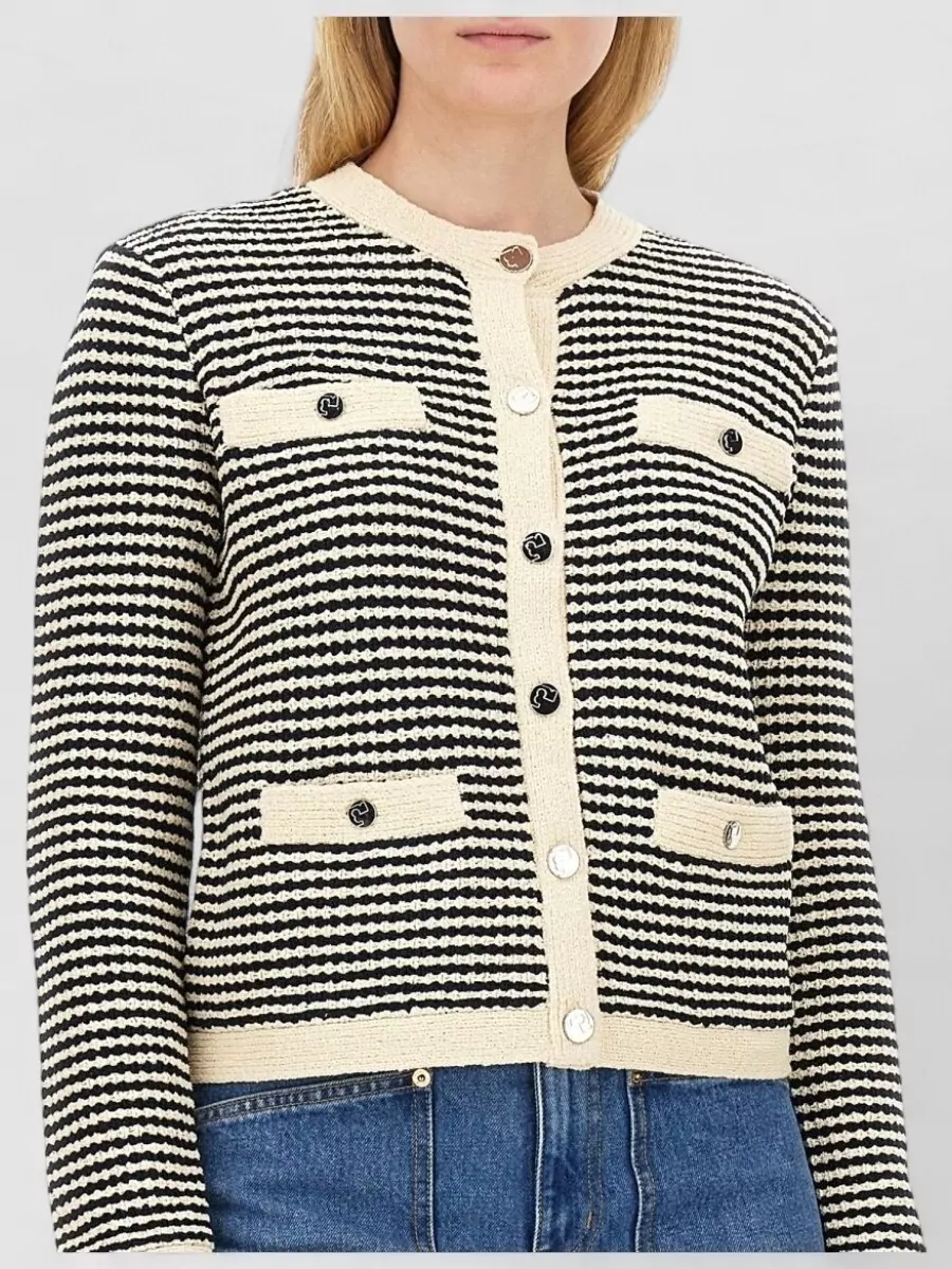 Tory Burch Regular-Fit Tweed Jacket