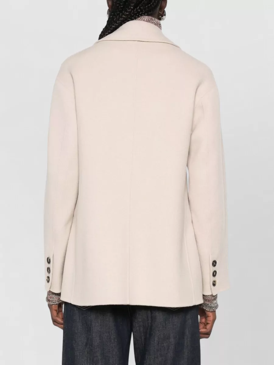 S Max Mara Virgin Wool Single-Breasted Coat