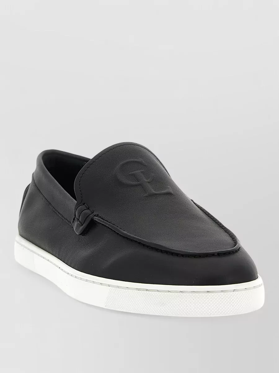 Christian Louboutin leather neocl boat loafers