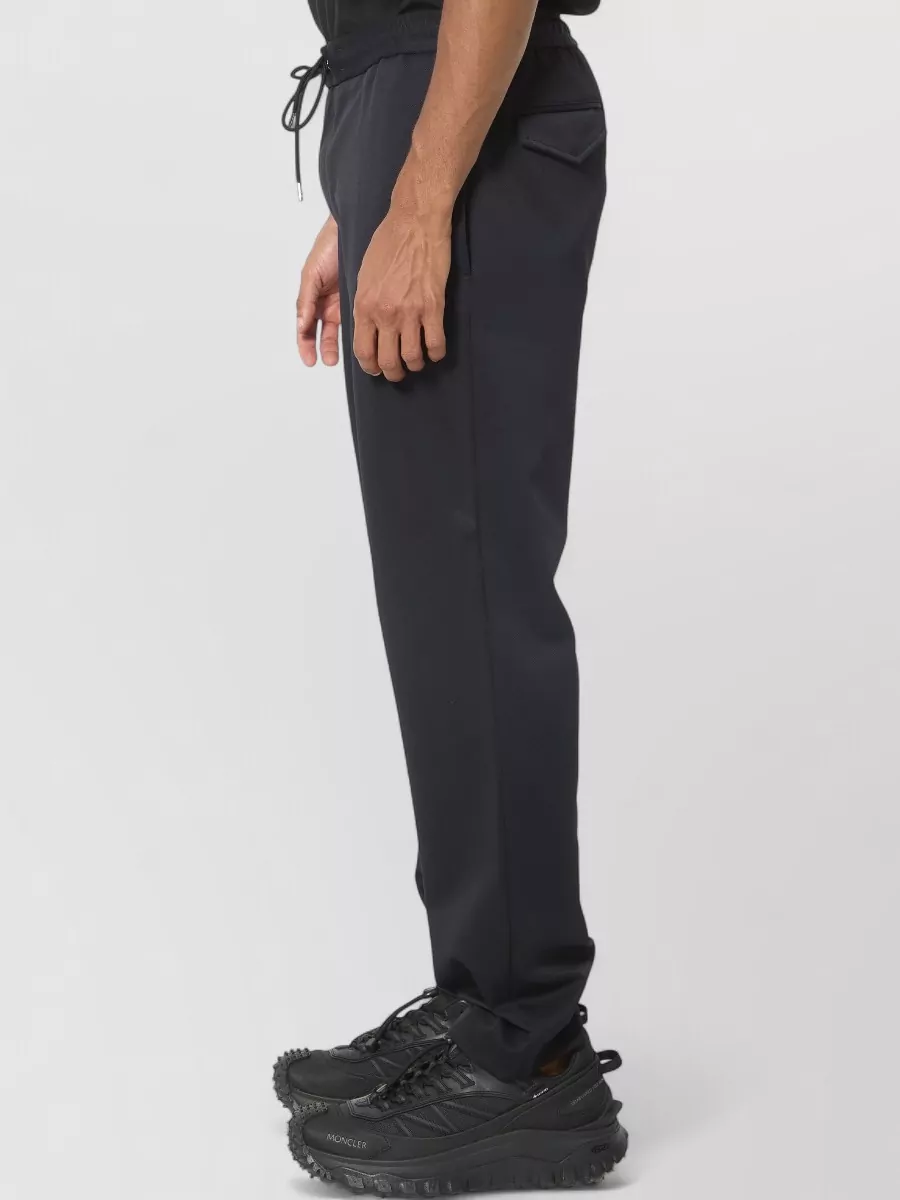 Moncler Mid-Rise Straight-Leg Track Pants