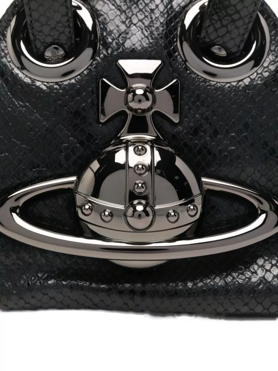 Vivienne Westwood Shoulder Bag Chain Detail Metallic Hardware