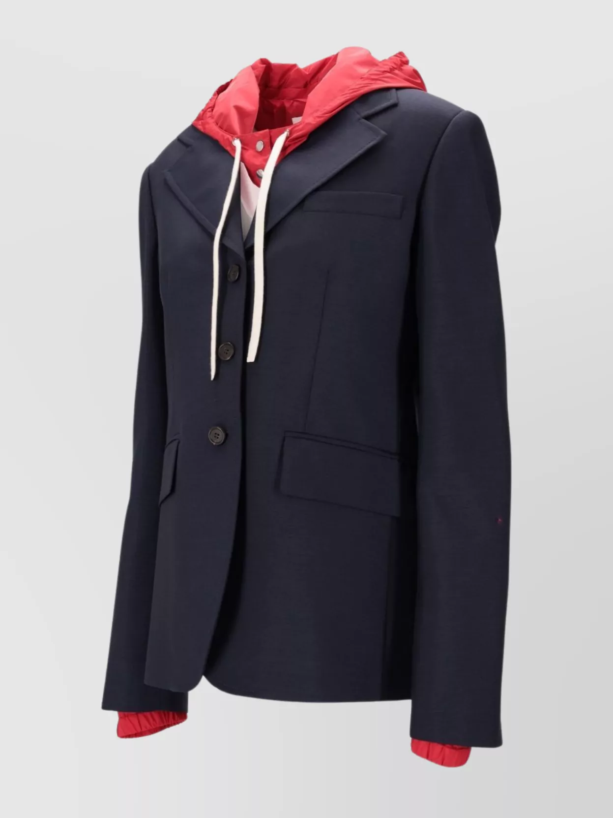 Miu Miu Kids Mohair And Ponge Jacket With Hood