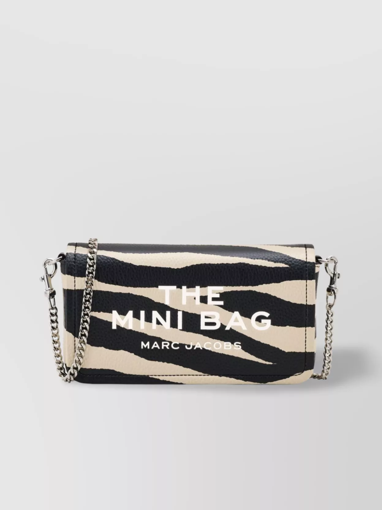 Shop Marc Jacobs The Mini Zebra Print Clutch