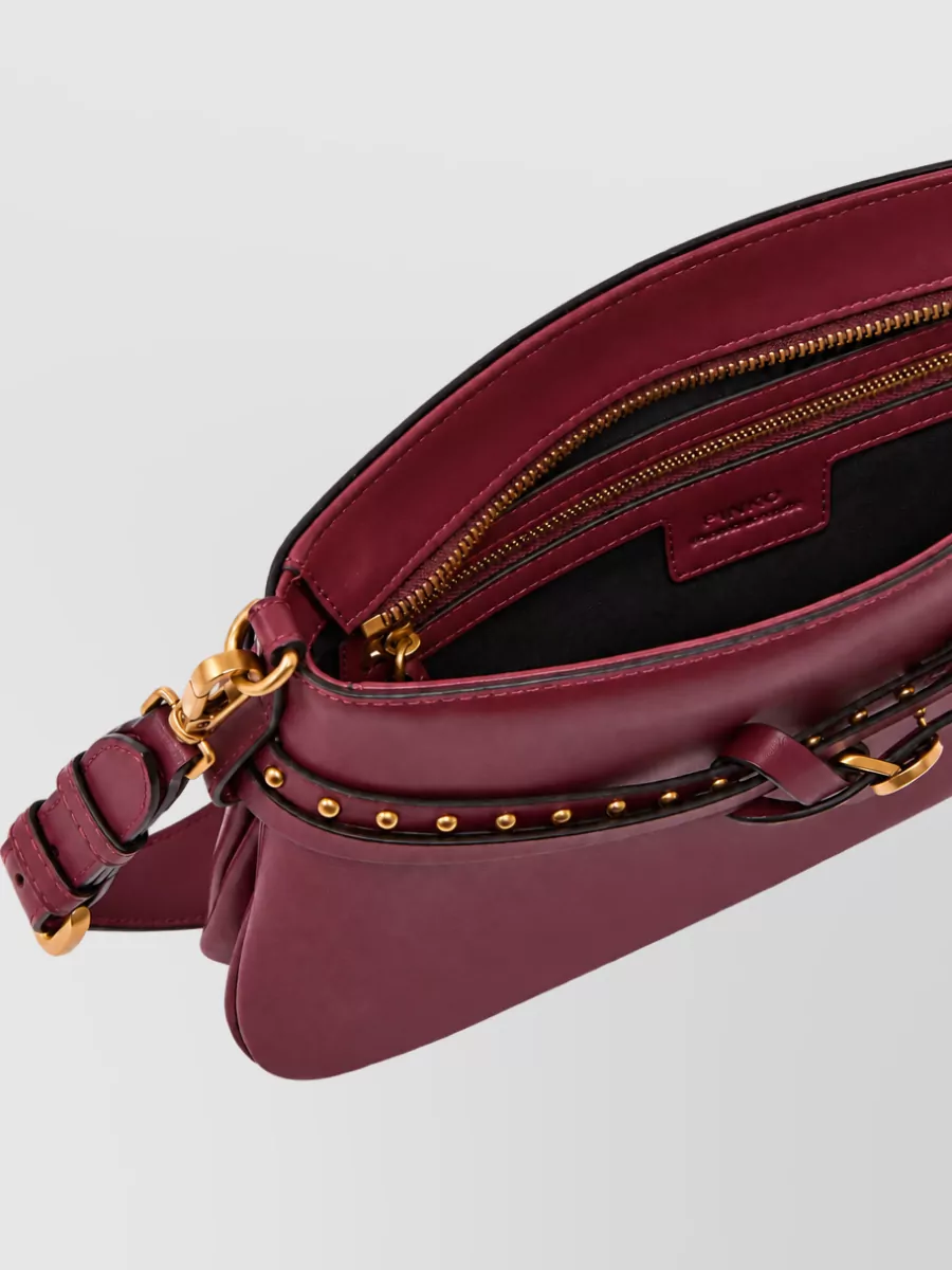 Pinko Love Bag Classic Leather Clutch Bag