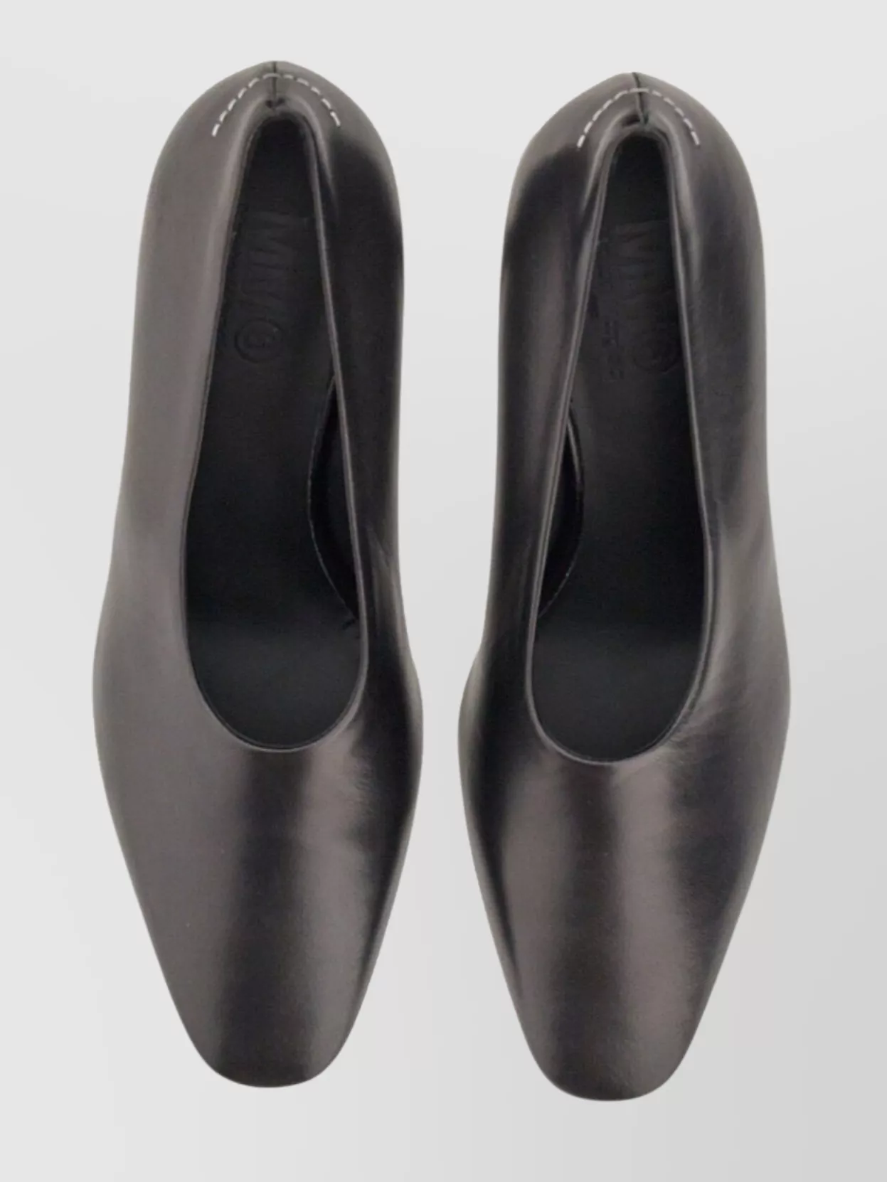 Mm6 Maison Margiela Leather Pointed Toe Pumps