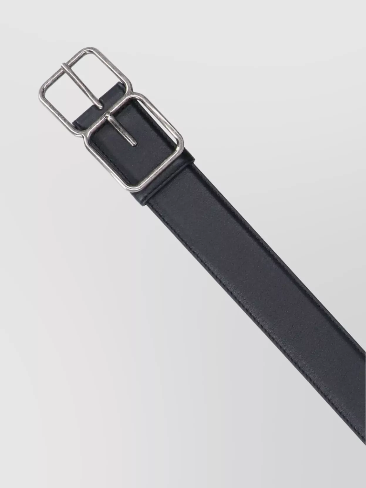 Saint Laurent Adjustable Square Buckle Belts