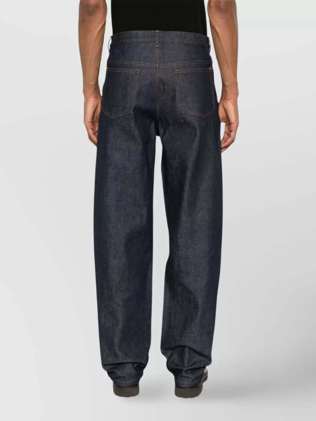 Apc Wide Leg Unisex Jeans In Japanese Denim In Blue