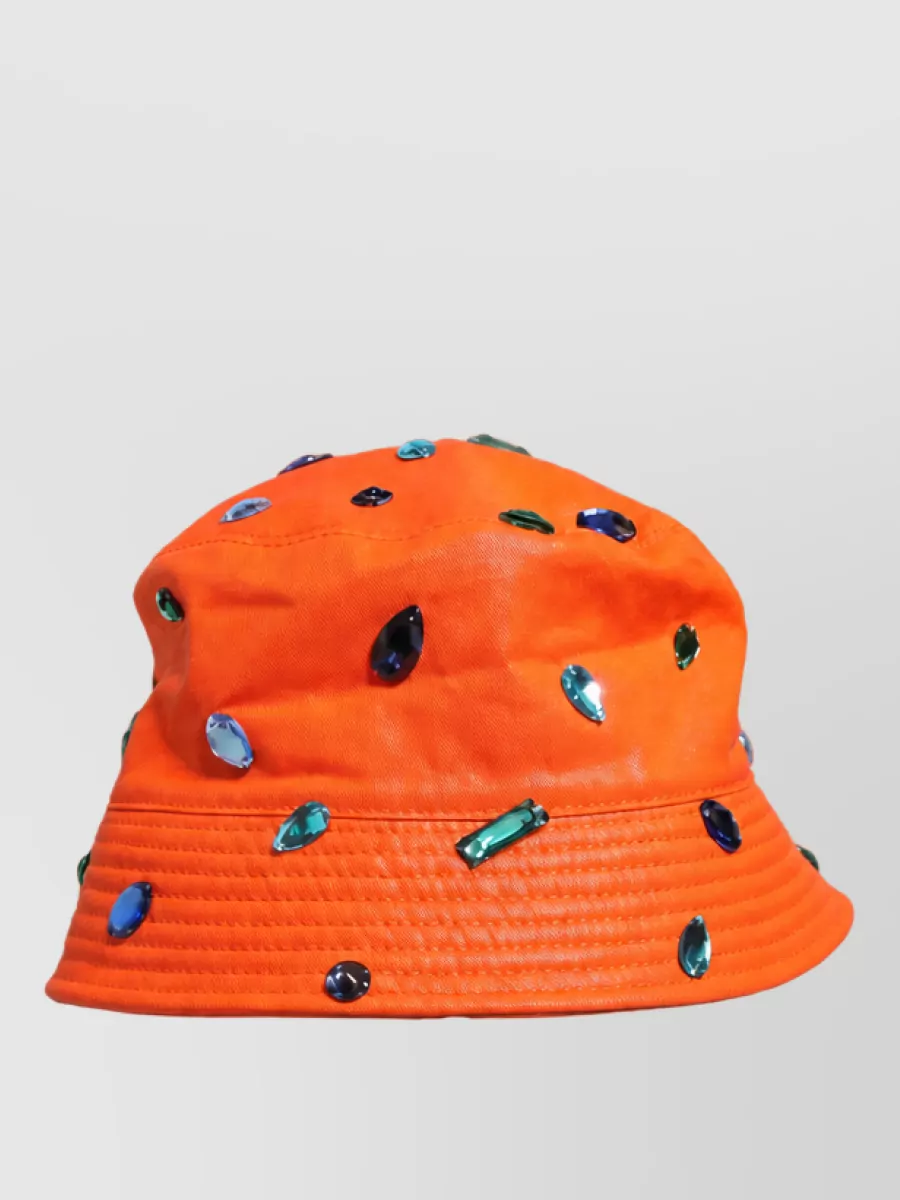 Dolce&Gabbana Crystal Embellished Bucket Hat