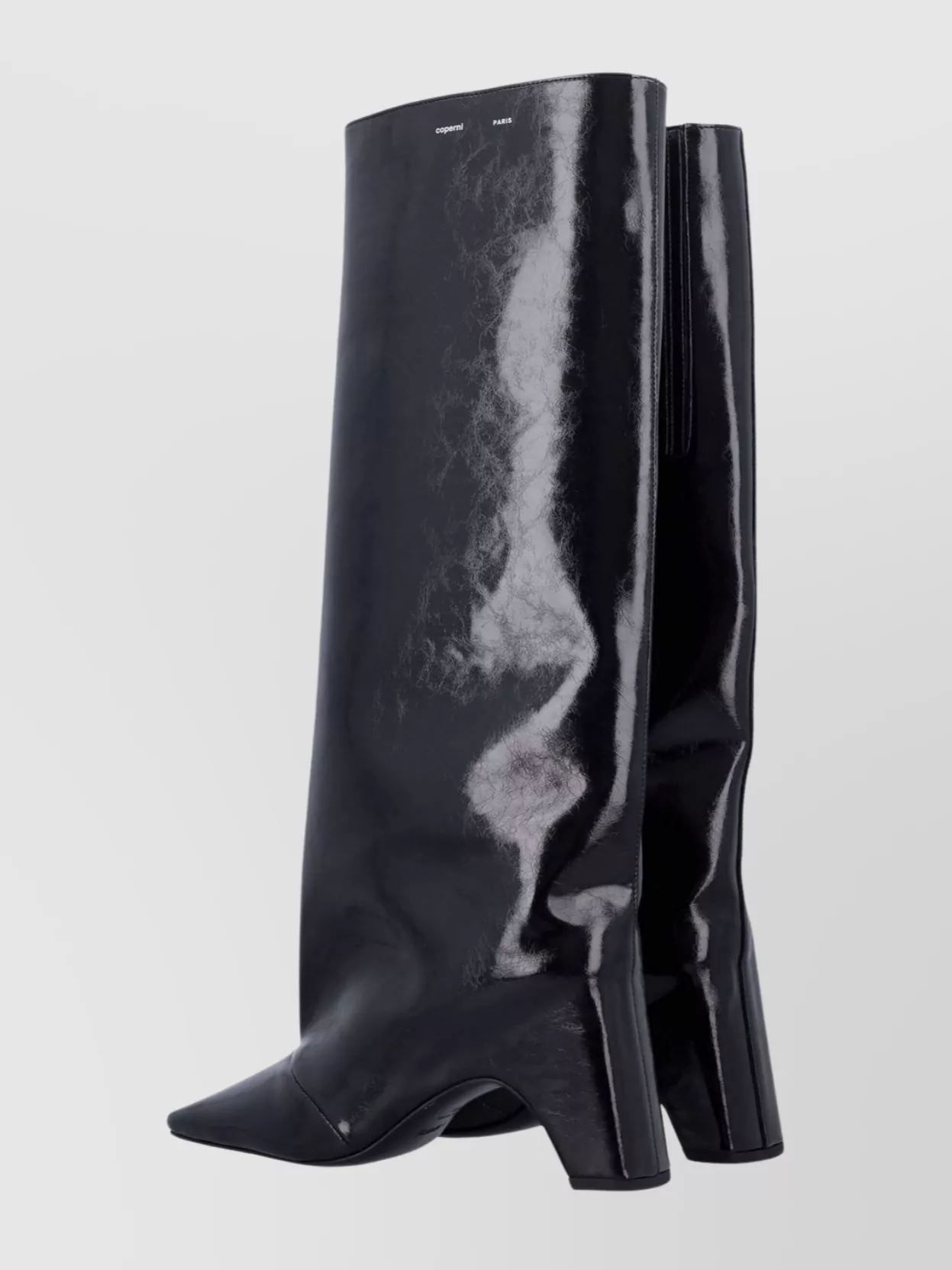 Coperni Knee High Block Heel Cactus Leather Boot