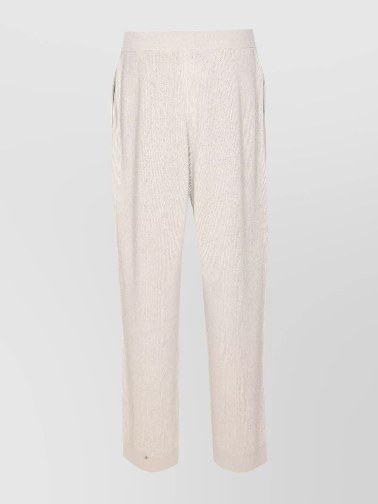 Brunello Cucinelli Flared Trousers Ribbed Elasticized Waist
