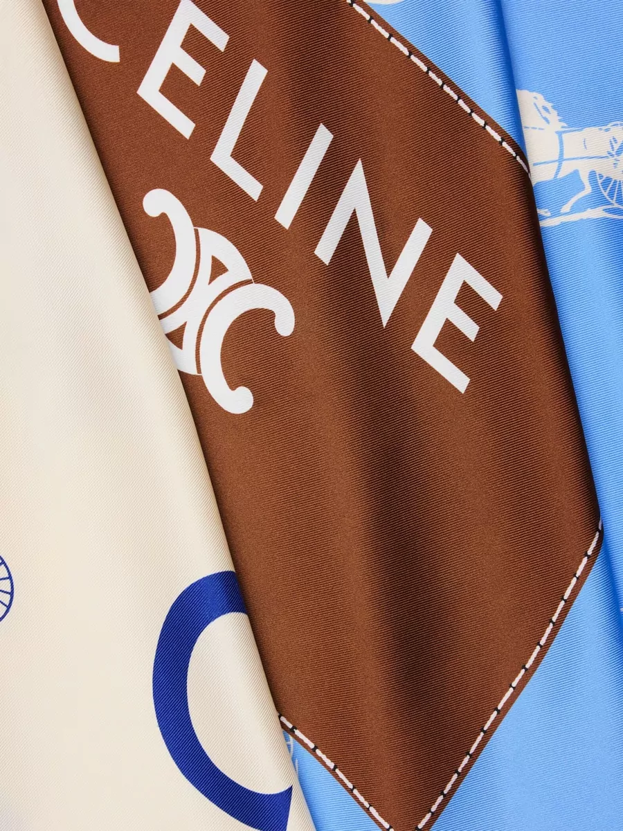 Celine Silk Printed Scarf