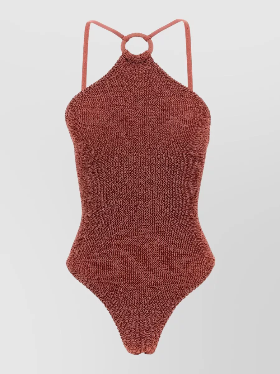 Hunza G Halterneck One-Piece Swimsuit