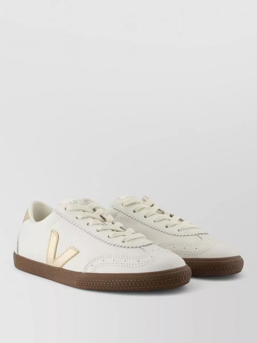 Veja leather volley low-top sneakers