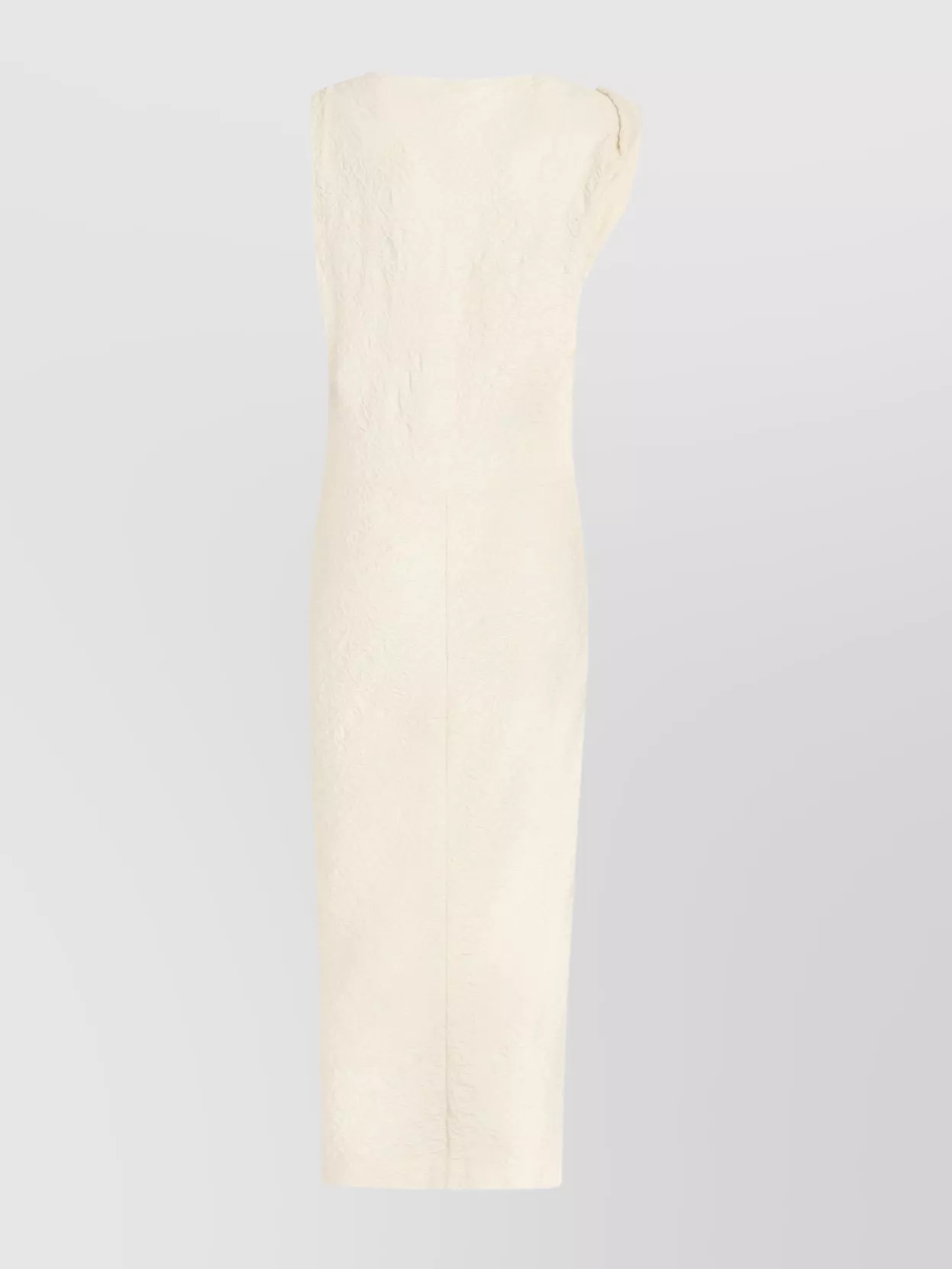 Isabel Marant Cotton-Blend Draped Neckline Midi Dress