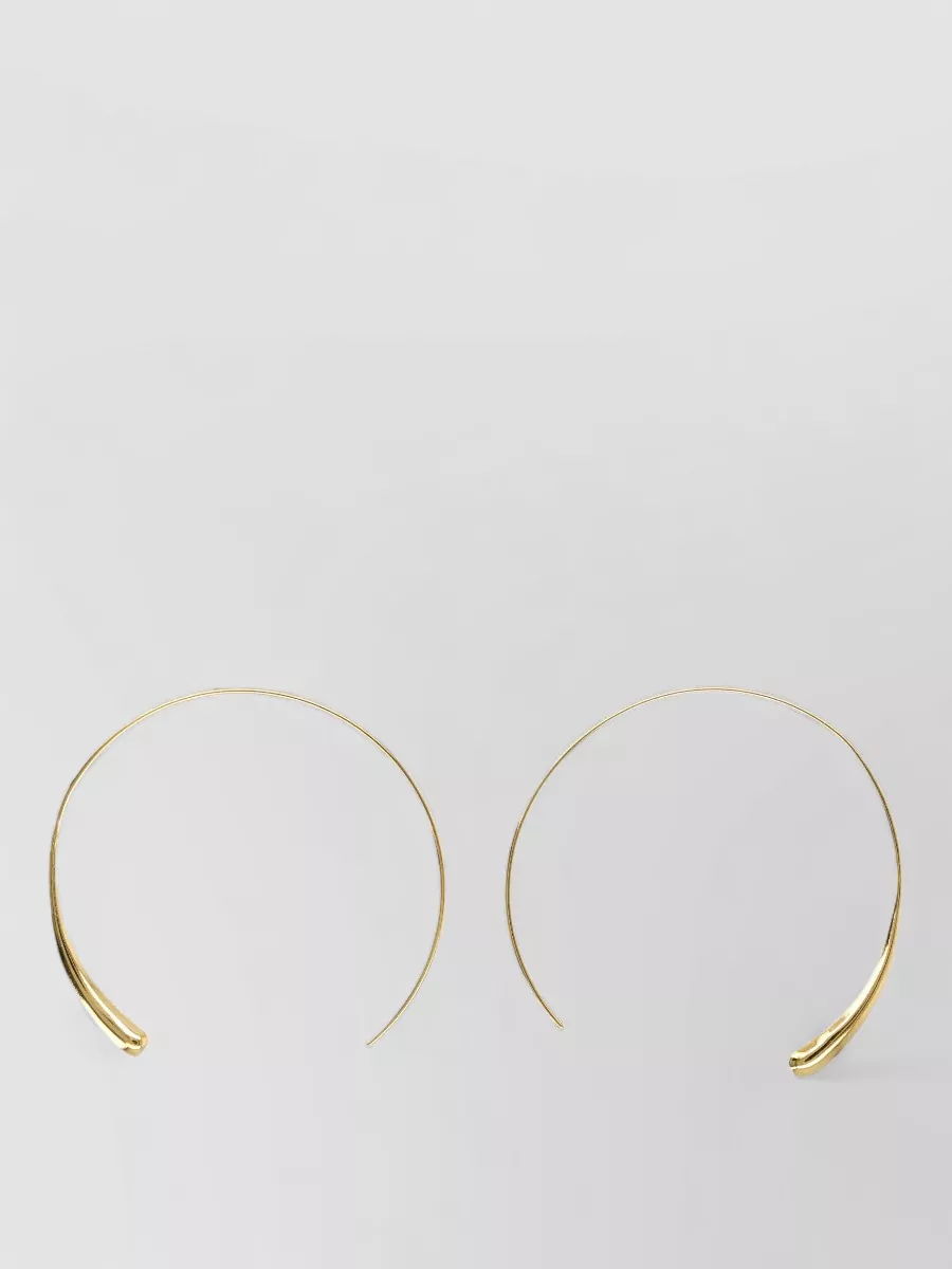 Soeur Brass Hoop Earrings