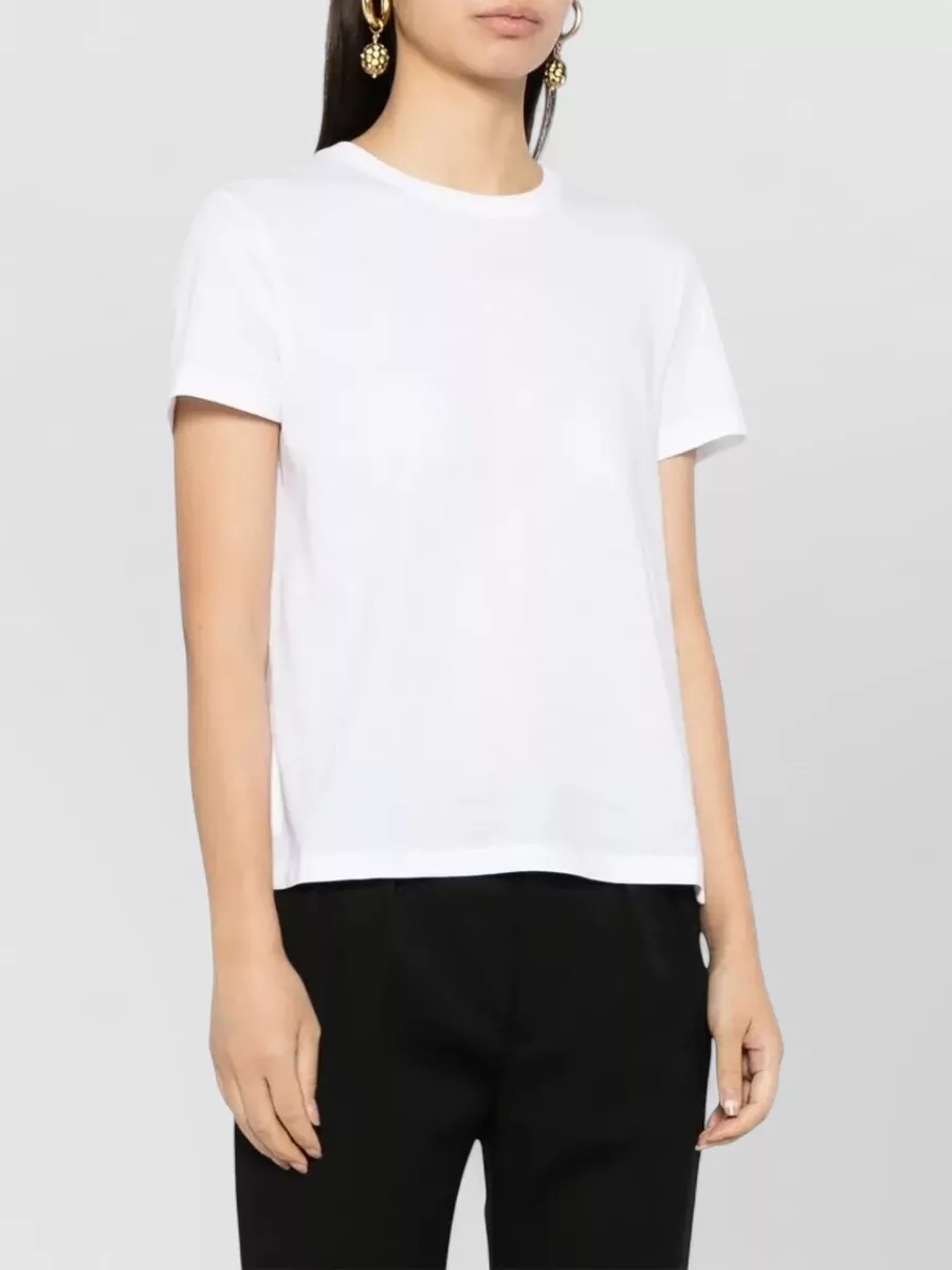 Tom Ford Cotton T Shirt Tf Logo Embroidery