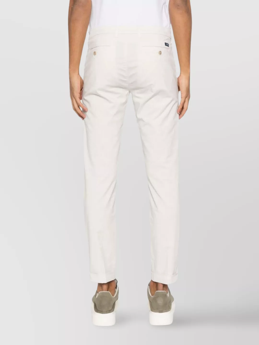 Fay Cropped Trousers With Pockets And Loops