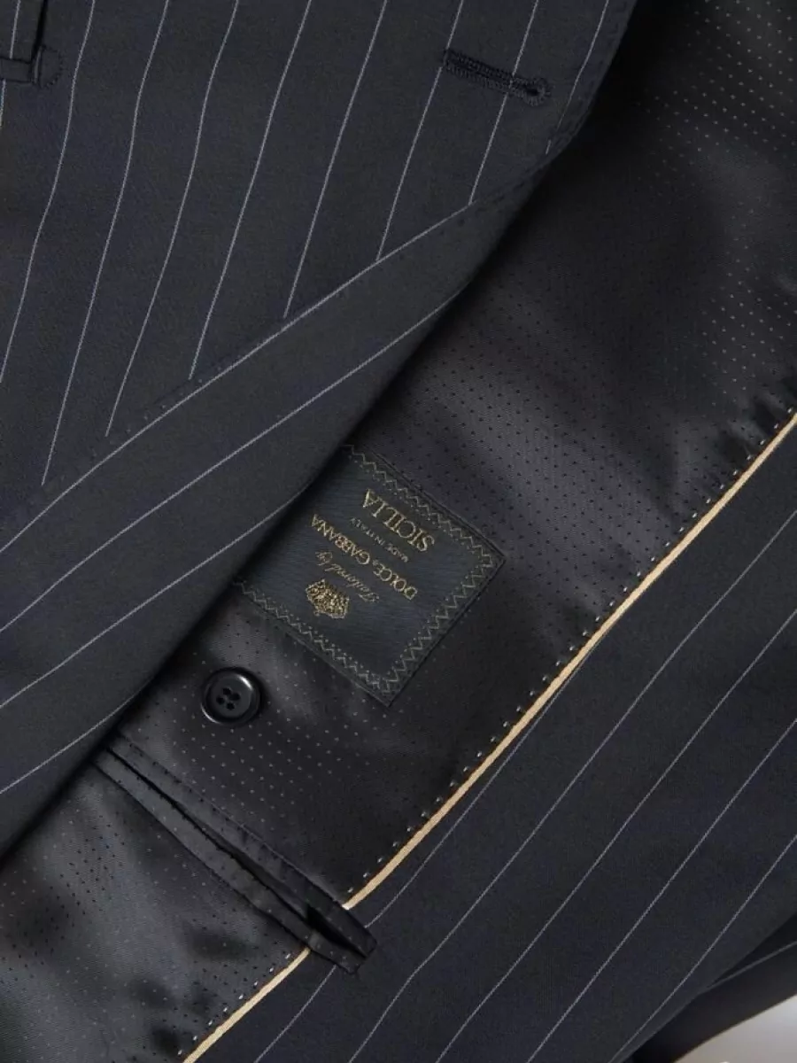 Dolce&Gabbana Striped Slim-Fit Single-Breasted Blazer