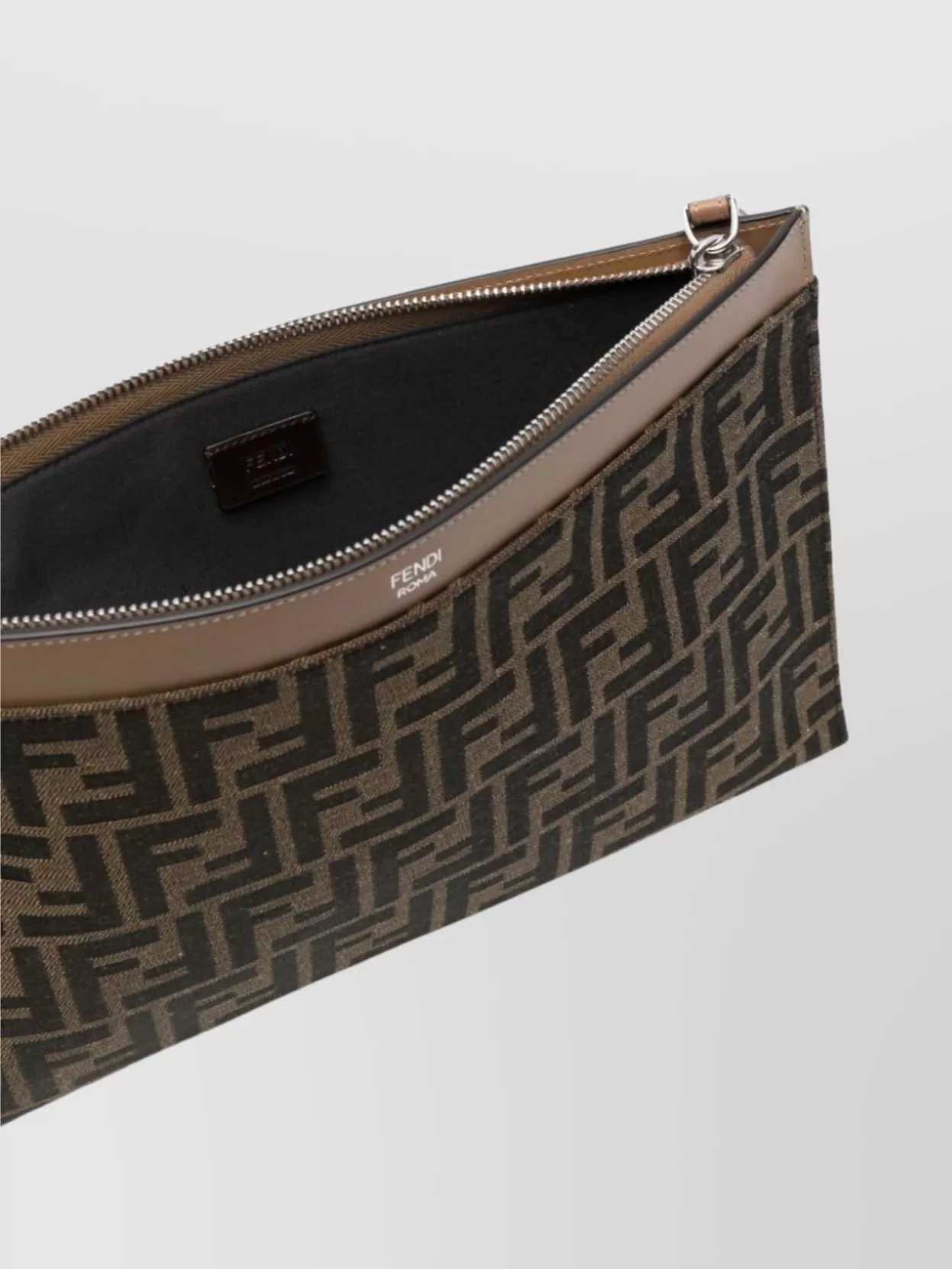 Fendi Rectangle Wrist Strap Clutch Bag