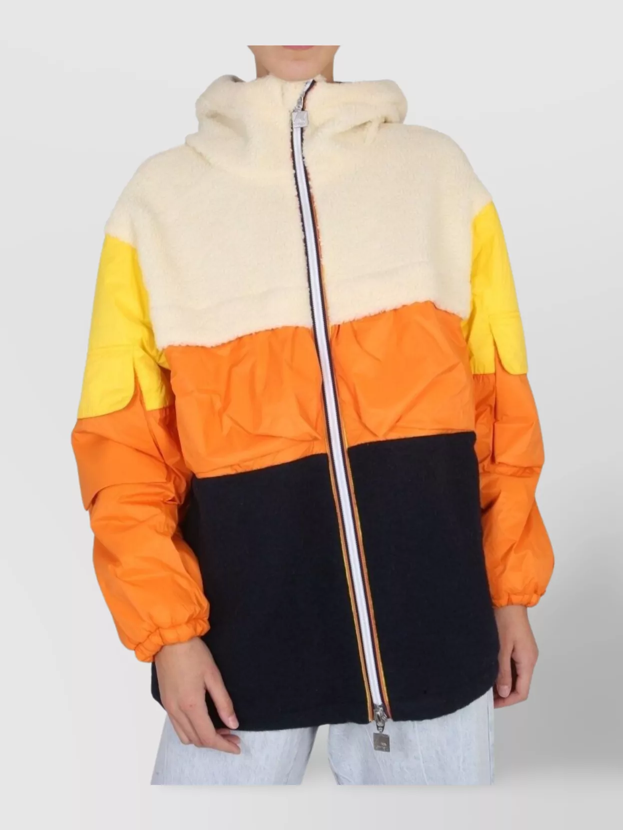 K-way Block Design Sherpa Jacket