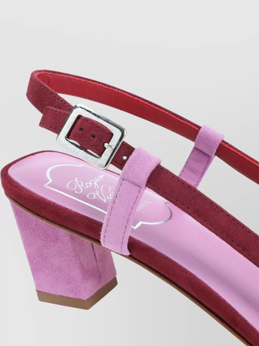 Roger Vivier Leather Slingback Pumps