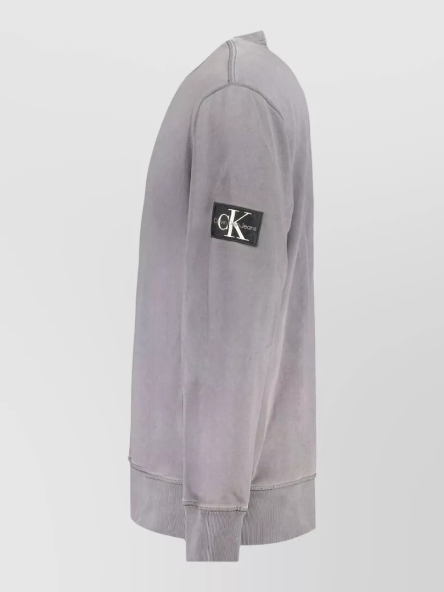 Calvin Klein Cotton Crew-Neck Sweatshirt