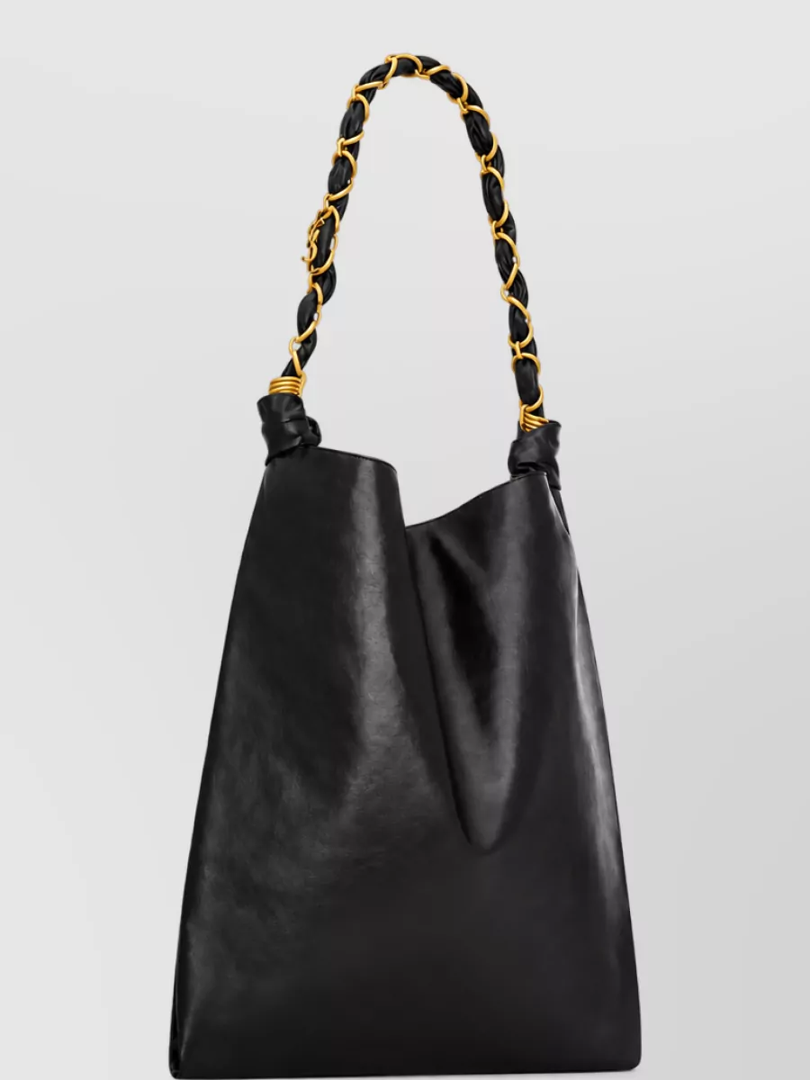 Saint Laurent Amalia Leather Shoulder Bag