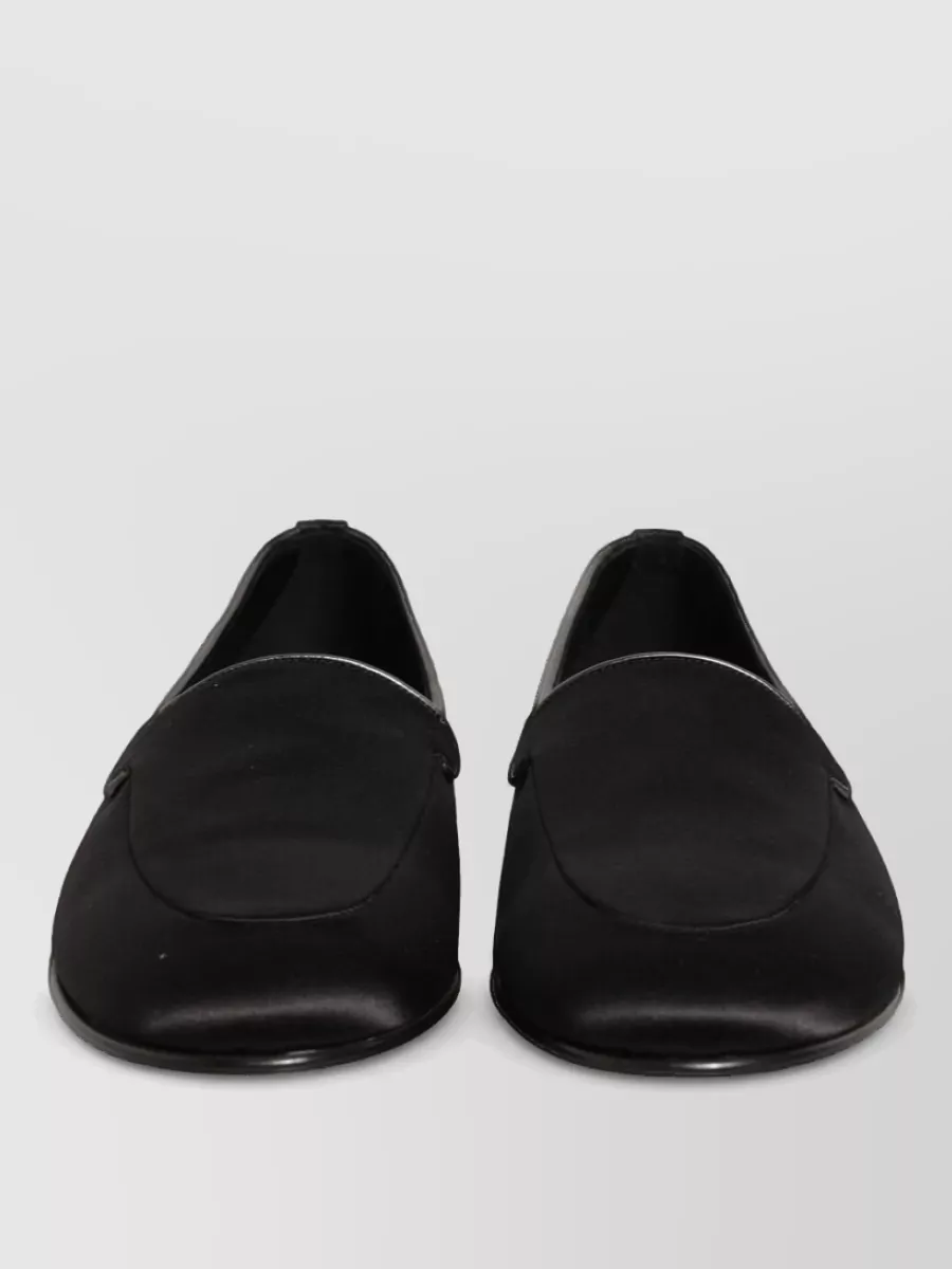 Dolce&Gabbana leather logo slippers