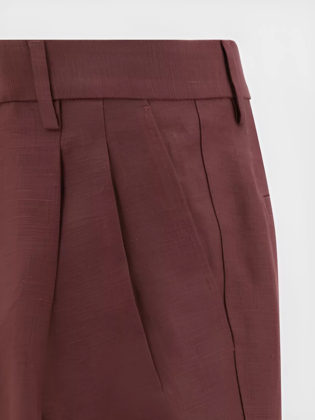 Dolce&Gabbana Linen Pleated Balloon Leg Trousers