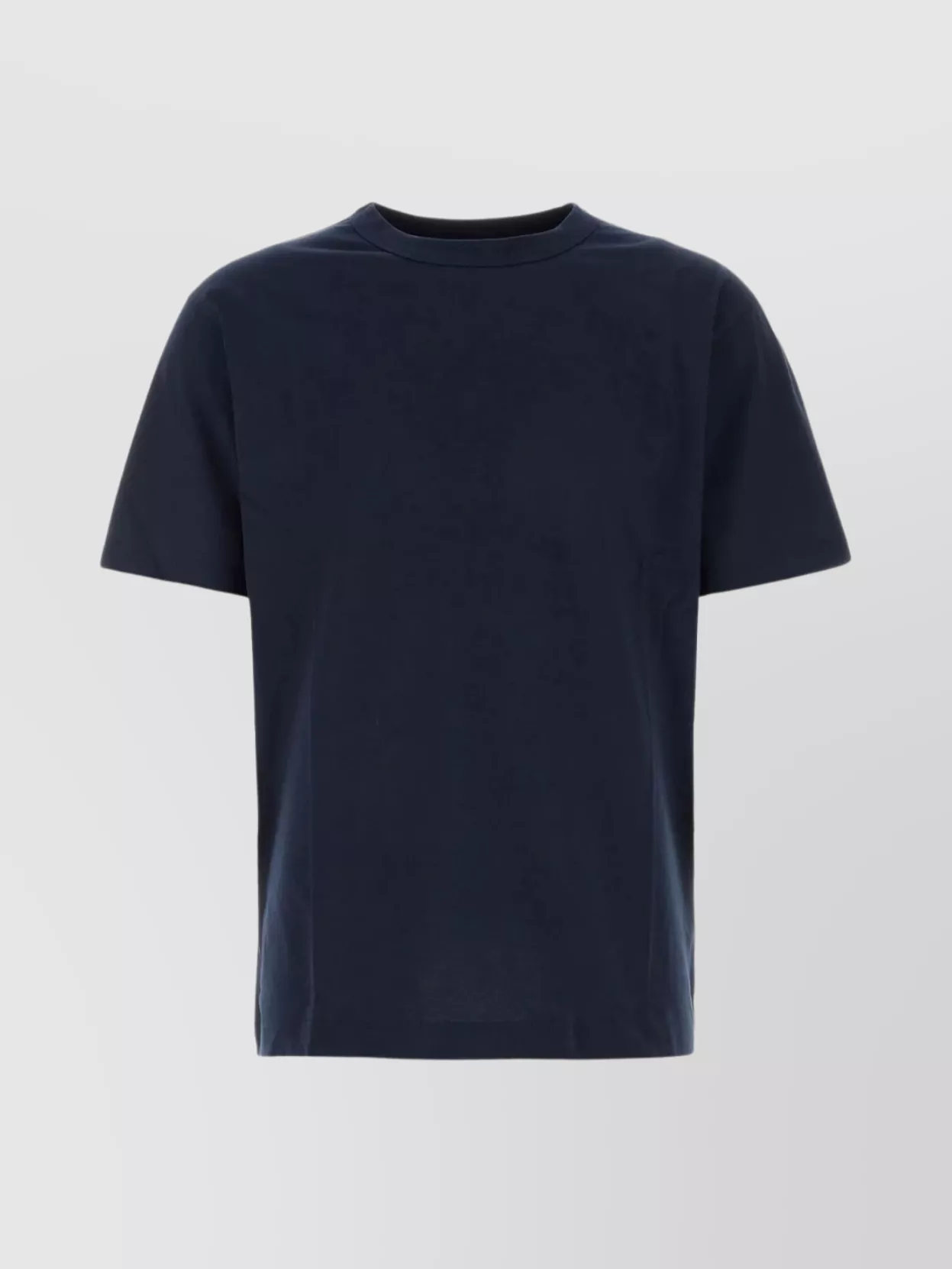 Shop Dries Van Noten Midnight Cotton Crew-neck T-shirt