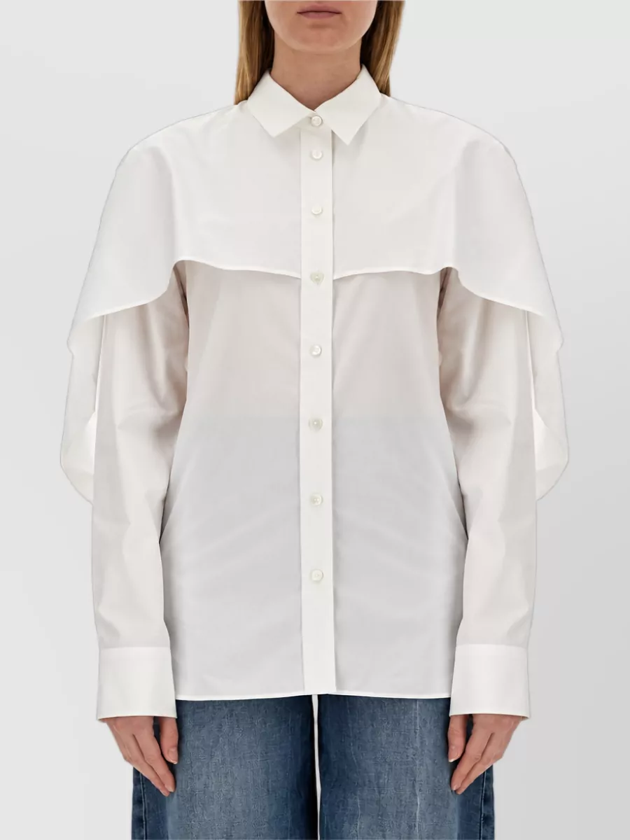 Stella Mccartney Cotton cape shirt