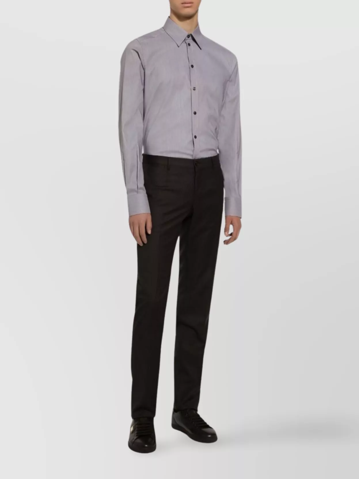 Dolce&Gabbana Striped Shirt Button Accents