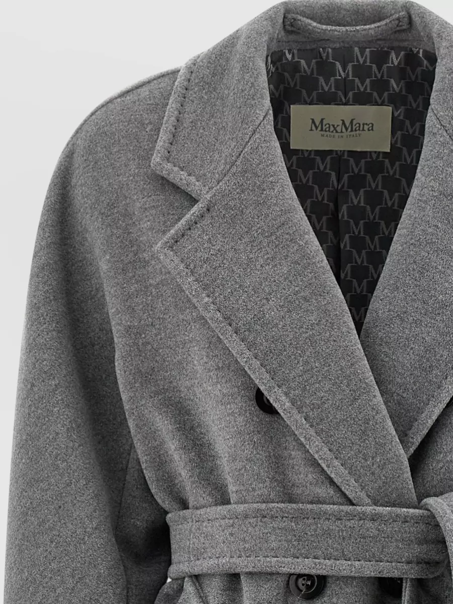 Max Mara Cashmere Oversized Belted Single-Breasted Coat