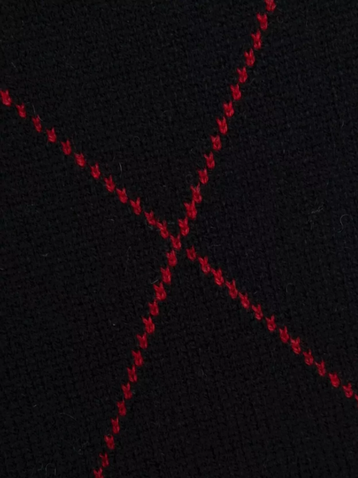 Christian Dior Argyle Crew Neck Knitwear