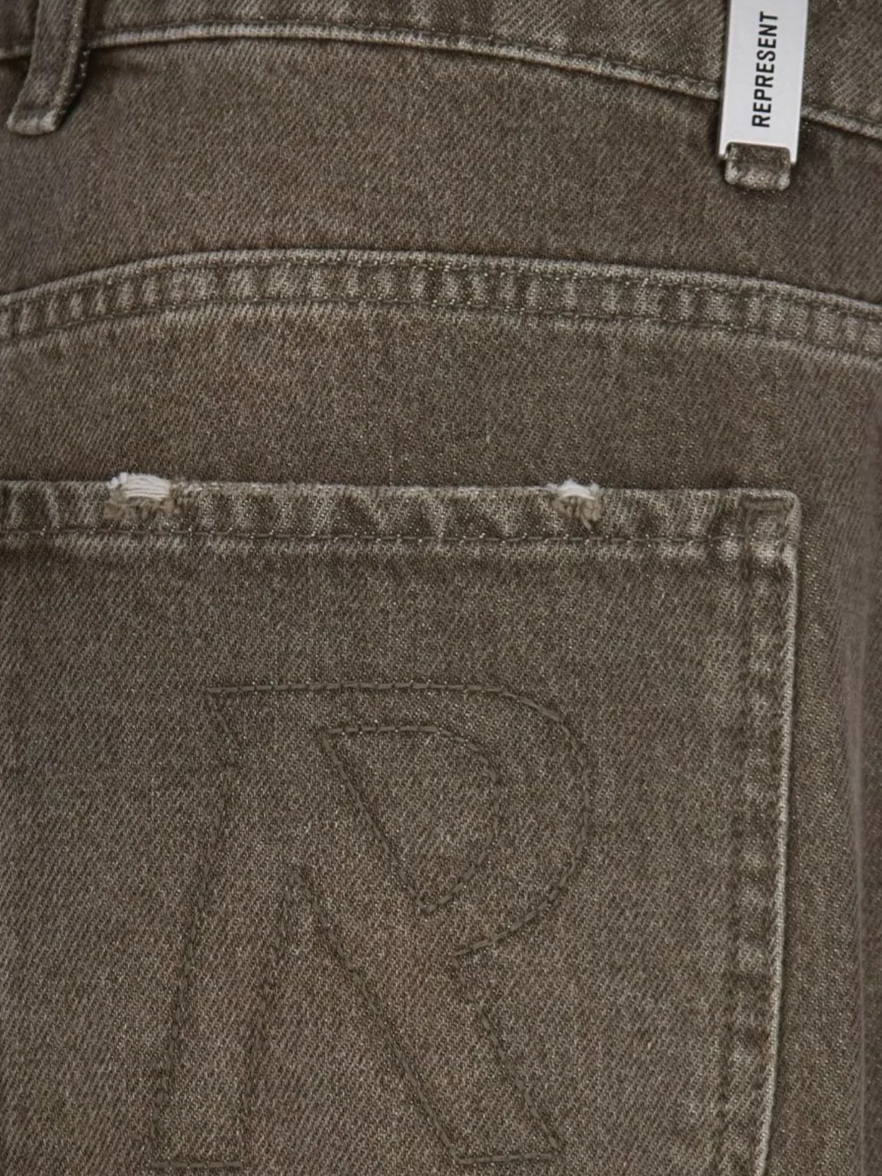 Represent Denim Trousers Featuring Rewashed Design