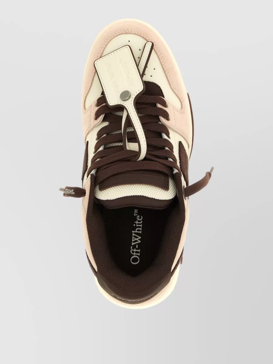 Off-White Leather Out Of Office Low-Top Sneakers