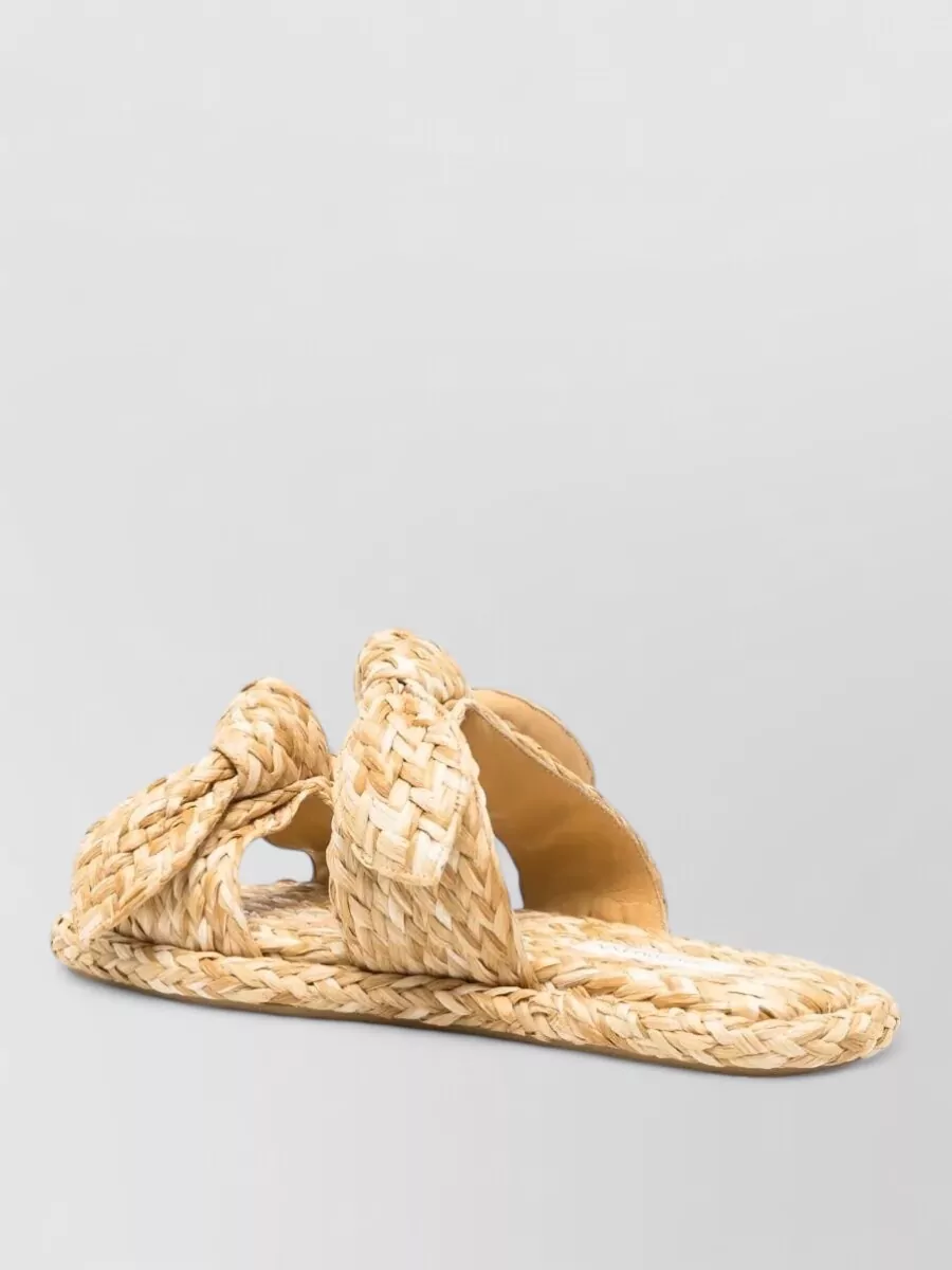 Zimmermann Carousel Flat Sandals Open Toe Braid In Multi