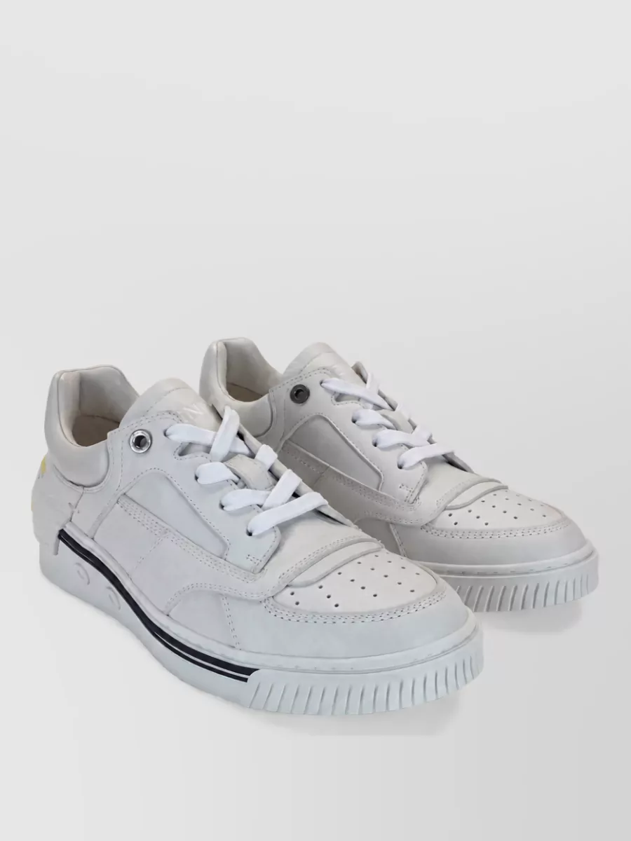 Fendi leather low-top sneakers
