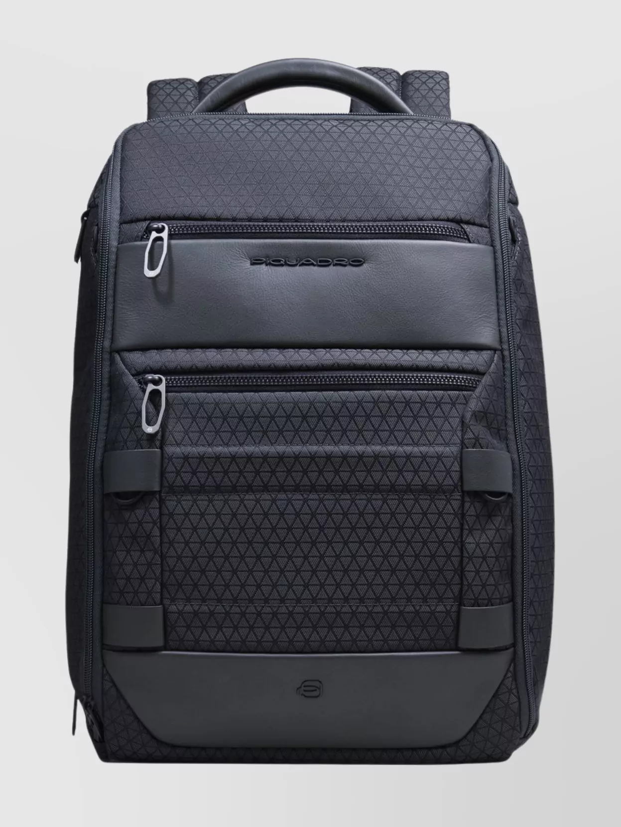Piquadro Laptop And Ipad Quilted Backpack In Gray